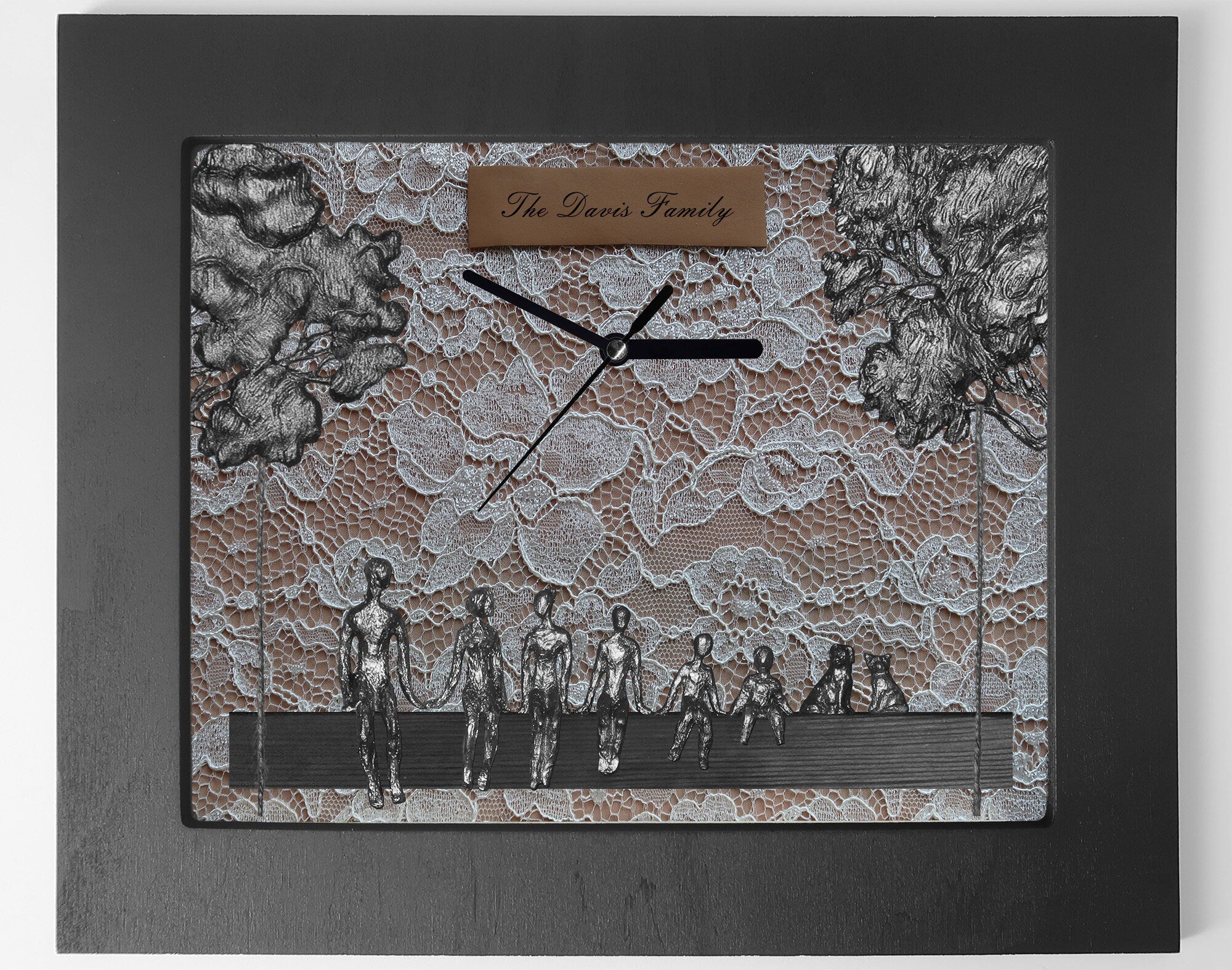13th Anniversary Gift Lace Wedding Anniversary DreamhouseArt