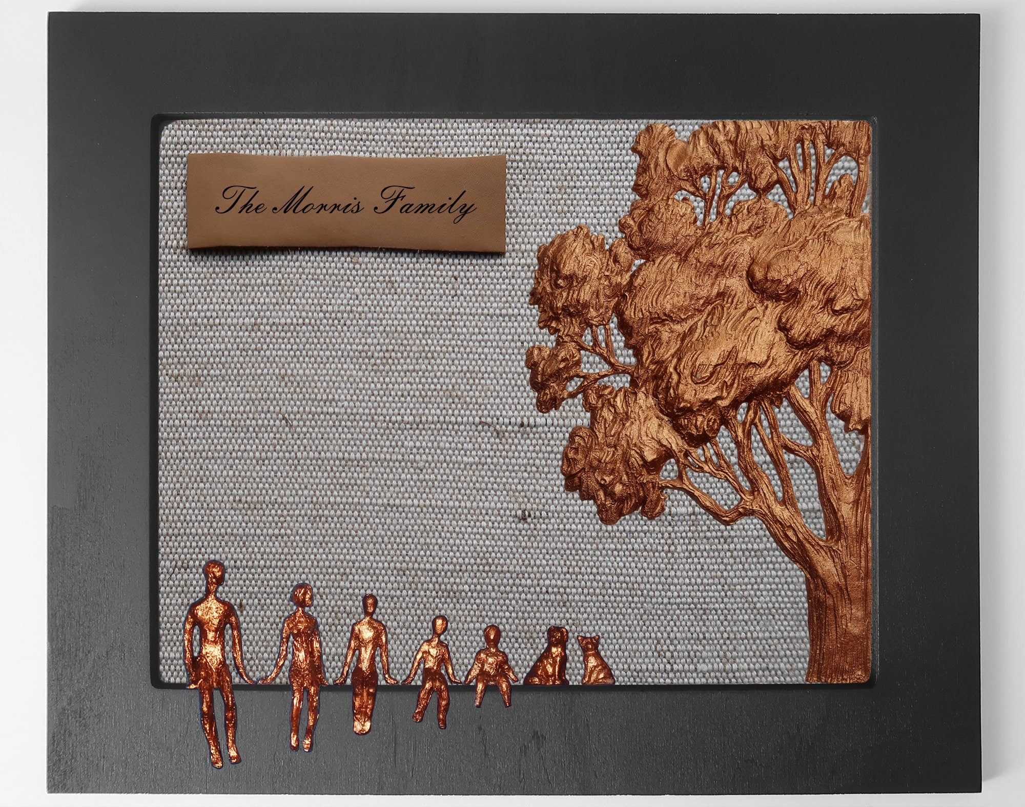 2nd Anniversary gift Cotton Anniversary FamilyTreeArtStudio