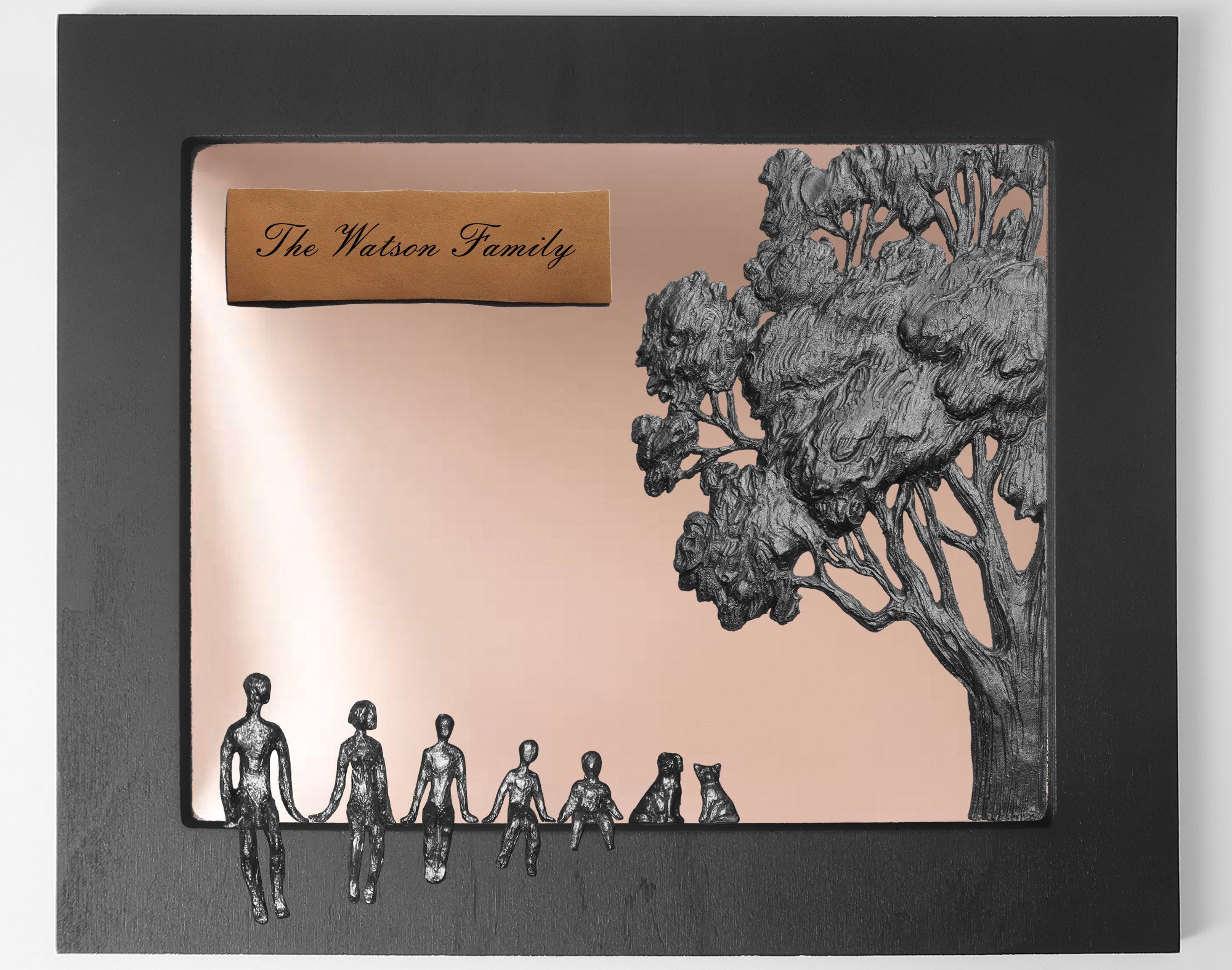 12th Anniversary Gift Silk Anniversary FamilyTreeArtStudio