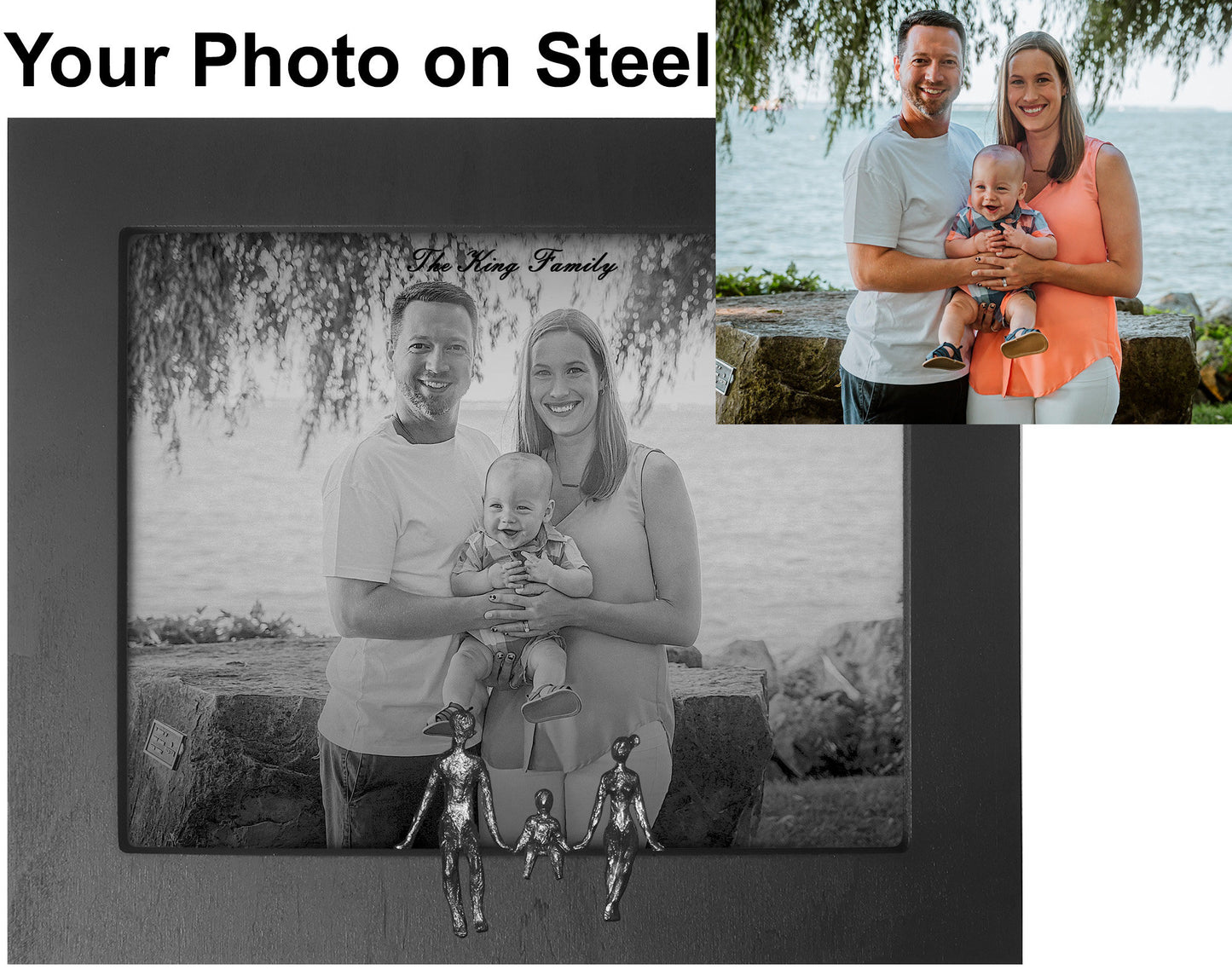 11th Anniversary Steel Anniversary Gifts FamilyArtAnniversary