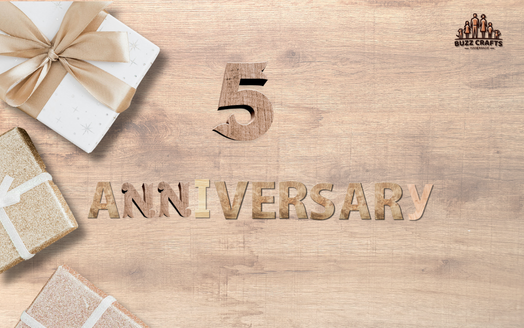 Roots & Rings: Captivating Gift Ideas for Your 5th Wedding Anniversary from BuzzCrafts