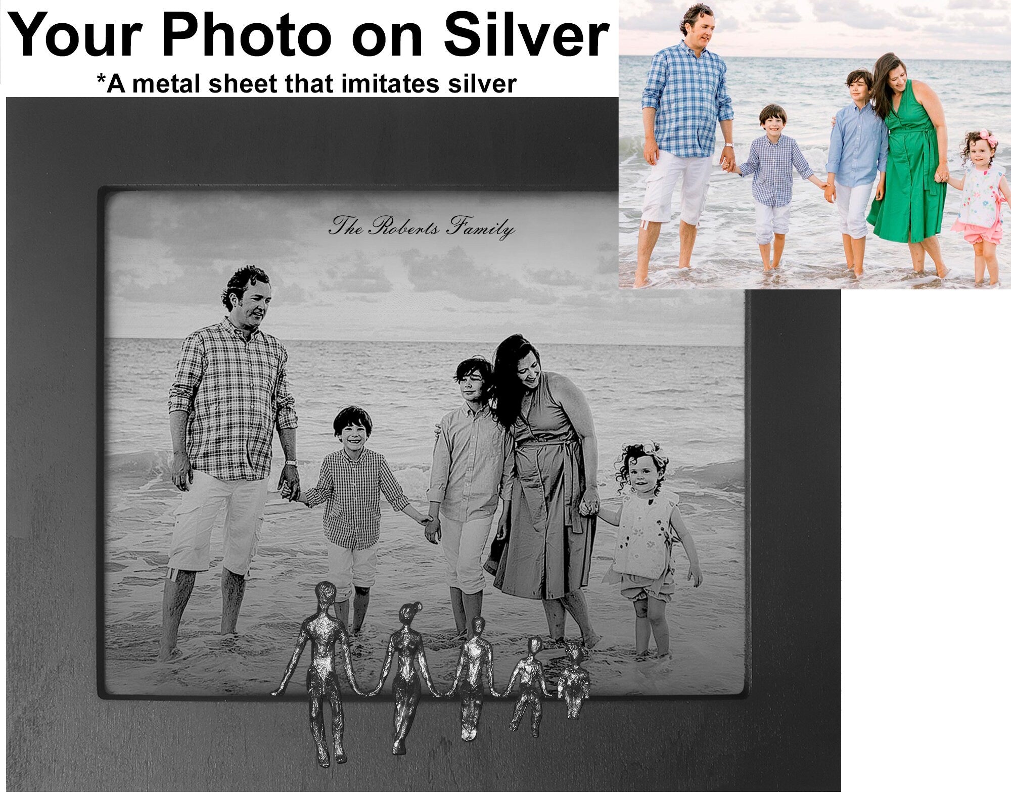 25th Anniversary Gift Silver Anniversary FamilyArtAnniversary