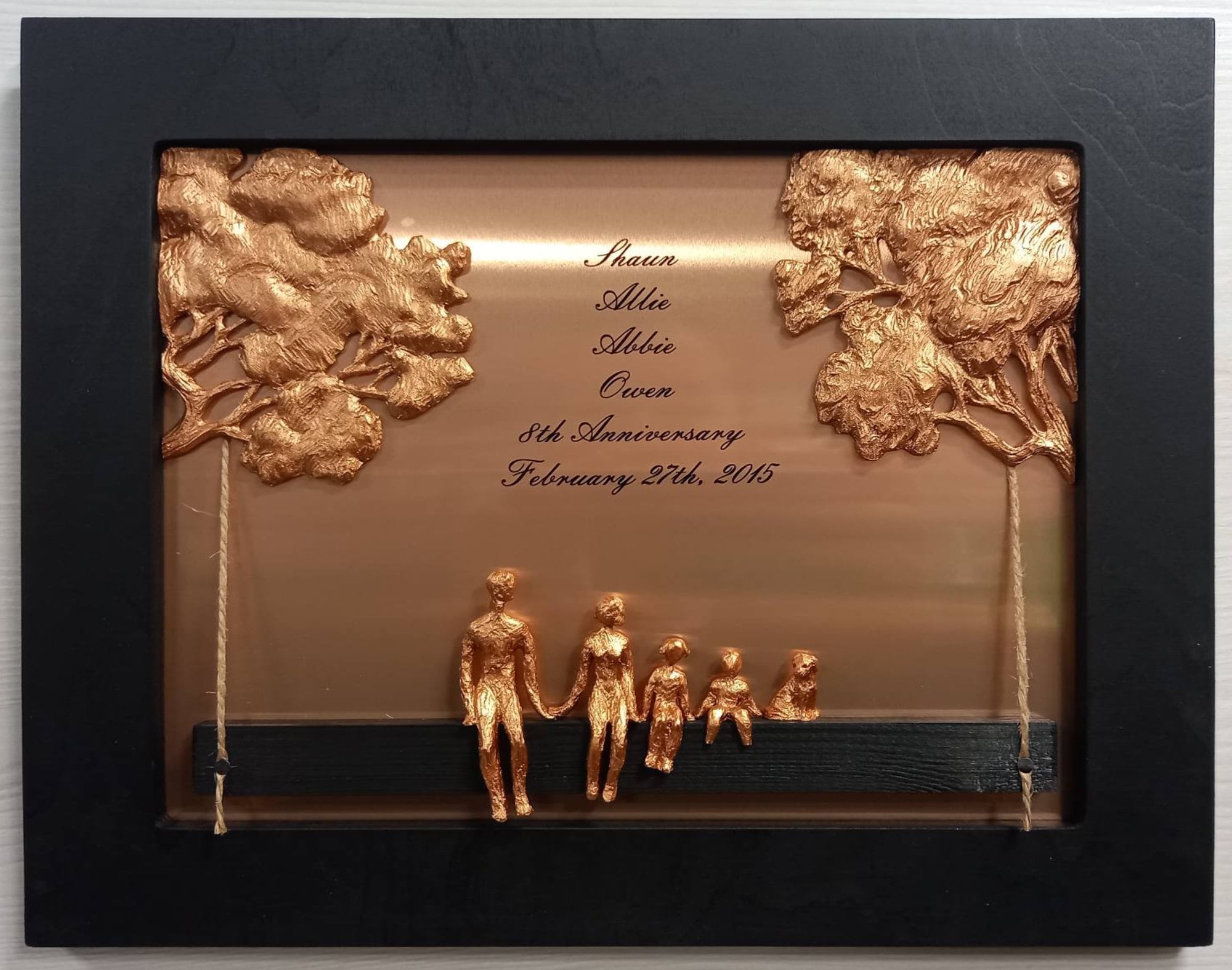 8th Anniversary Gift Bronze Anniversary