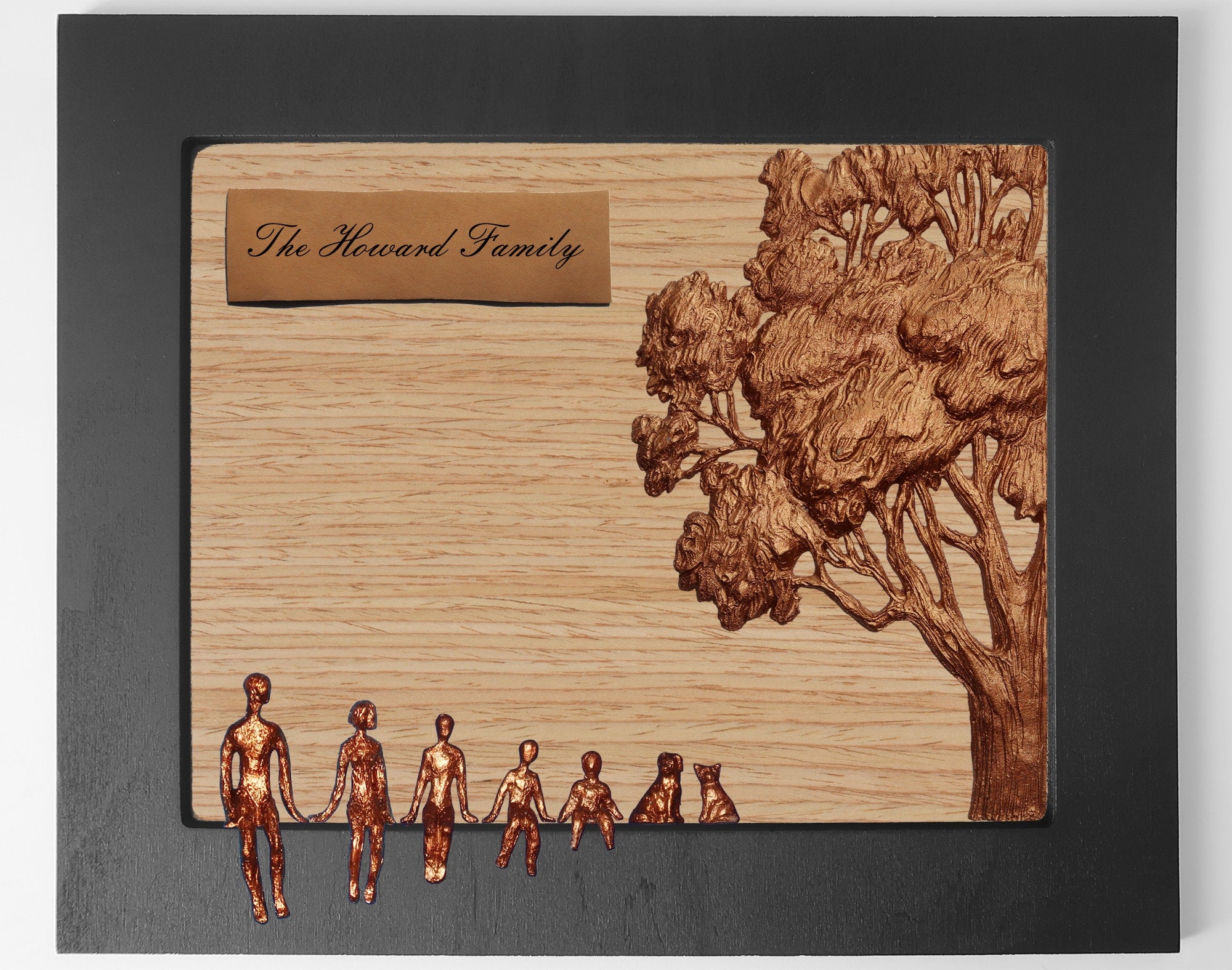 5th Anniversary Gift Wood Anniversary FamilyTreeArtStudio
