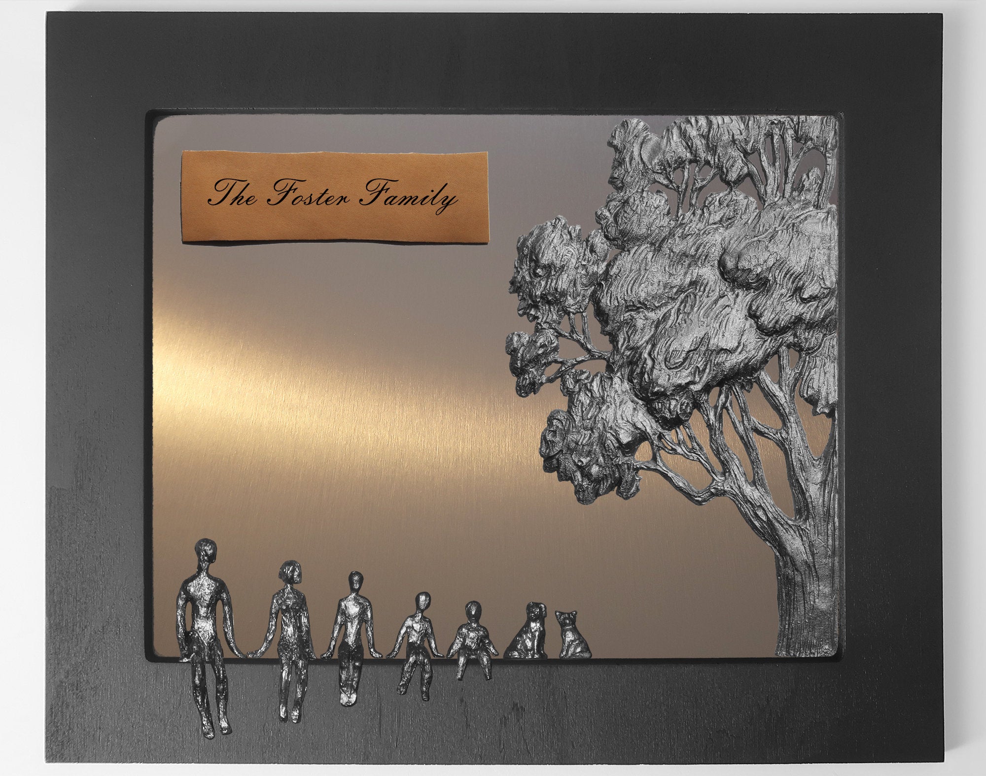 11th Anniversary Steel Anniversary Gifts FamilyTreeArtStudio